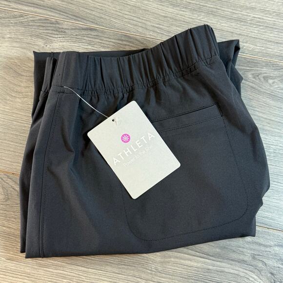 Athleta Aspire Ankle Pant Size 10 Pull On Tapered Lightweight Performance Yoga - Picture 14 of 16